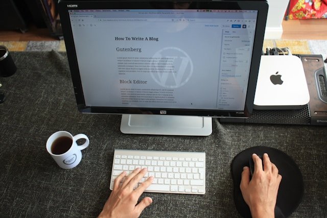 Création d'une page pour un site WordPress