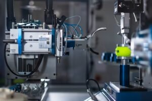 Machine outil illustrant le savoir-faire industriel français